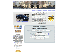 Tablet Screenshot of delrayblackcarservice.com